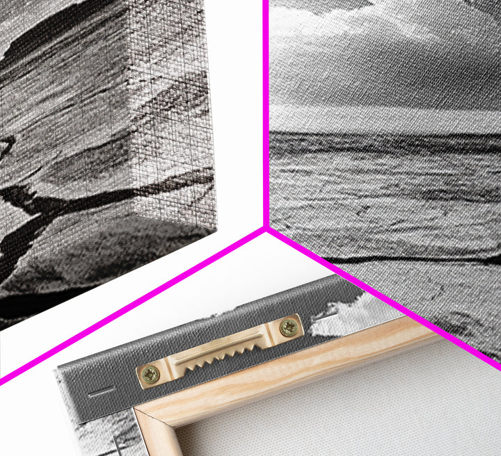 Desert Cracked Earth, Canvas Print, Moody Southwest Wall Art, Joshua Tree Art, Rustic Landscape Art, Extra Wide Art, Above Sofa