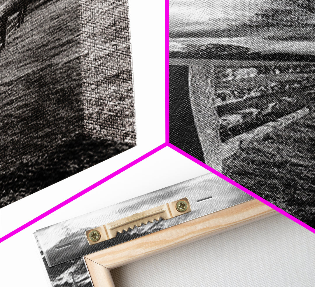 Desert Landscape Art, Canvas Print, Moody Southwest Wall Art, Joshua Tree Art, Extra Wide Art, Above Sofa Art, Rustic Home Decor