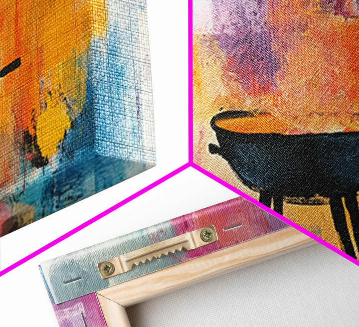 Campfire Art, Rustic Decor, Wild West Painting, Moody Wall Art, Extra Wide Art, Cozy Home Decor, Autumn Painting, Framed Canvas Print