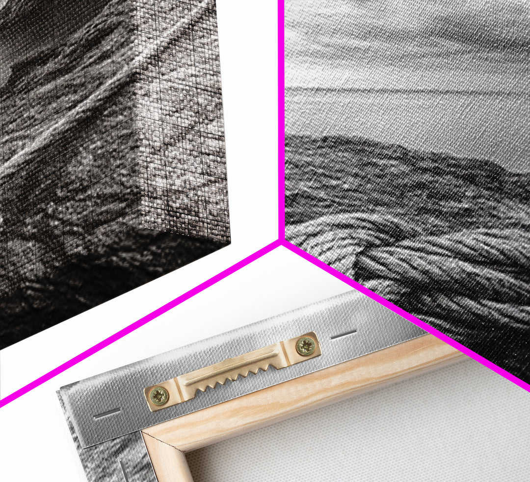 Nautical art, rope knot, coastal decor, moody art, wabi sabi art, rustic photography, living room art, canvas print, panoramic wall art