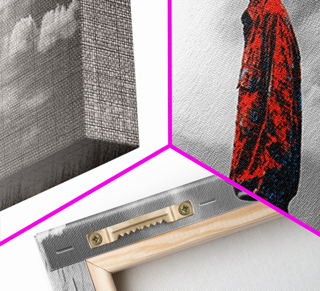 Cowboy Silhouette, Western Wall Art, Ranch Life Art, Moody Art, Southwestern Decor, Extra Wide Art, Rustic Wall Art, Canvas Print