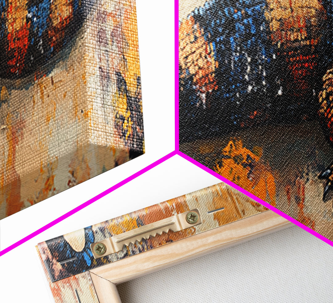 Wabi Sabi Wall Art, Framed Canvas Print, Rustic Decor, Extra Wide Art, Moody Art, Living Room Art, Above Bed Art, Minimalist Painting