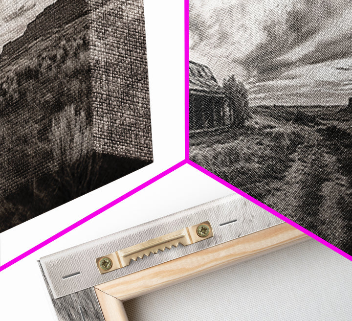 Abandoned cabin, western landscape, rustic wall art, panoramic art, extra wide art, southwest wall art, framed canvas print, farmhouse decor