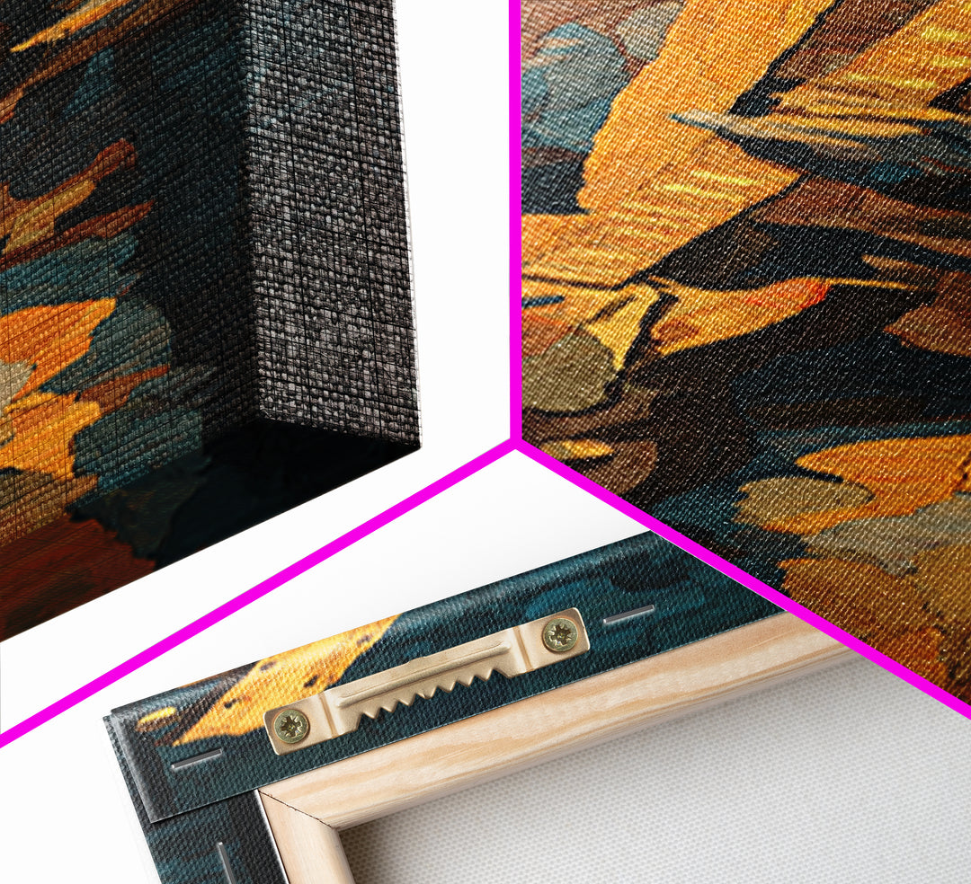 Sound Booth Foam Pattern Transformed into Design Framed Canvas Print, Recording Studio Art, Modern Decor, Studio Decor, Analog, RSA-1x3-36