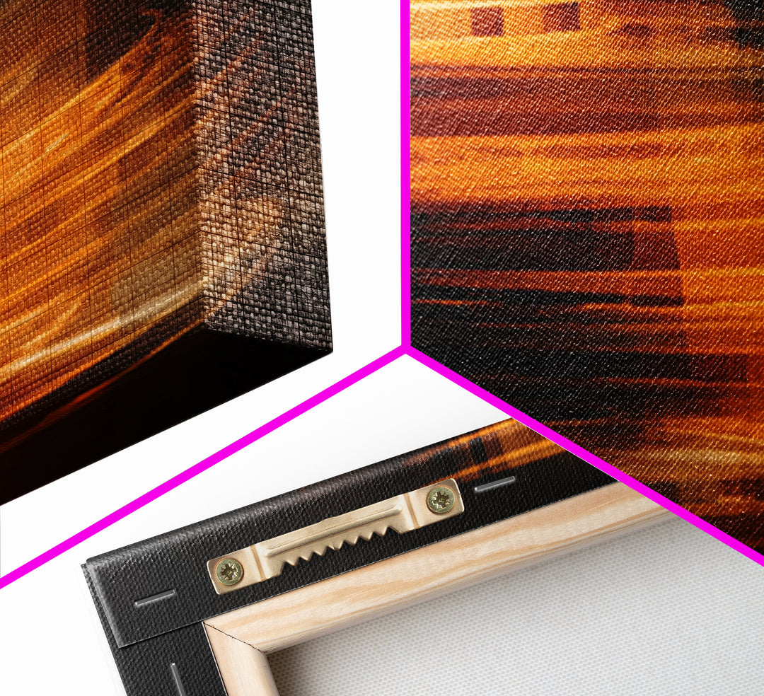 Tape Reels Spinning Through Smoky Light Canvas Print, Recording Studio Art, Wall Decor, Studio Decor, Fine Art, Analog, RSA-2x3-99