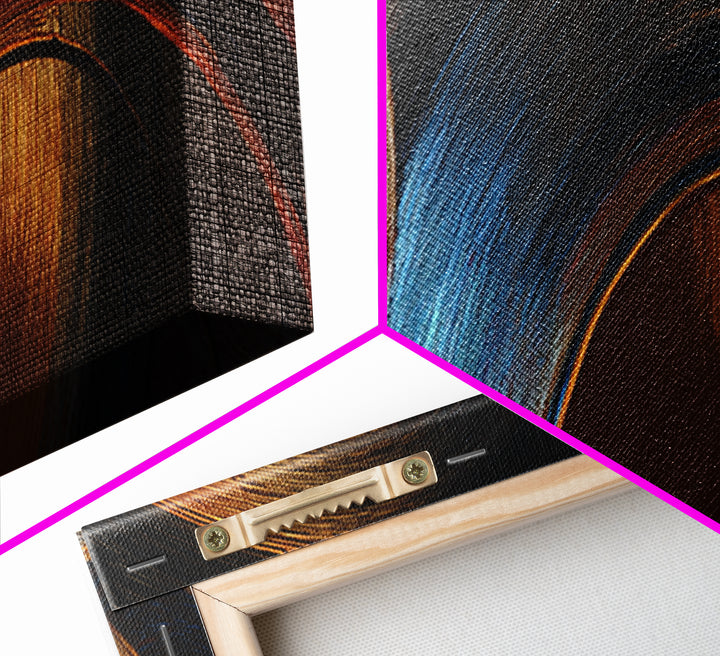 Vinyl Groove Closeup as Circular Abstract Canvas Print, Recording Studio Art, Room Decor, Studio Decor, Abstract Art, Analog, RSA-3x1-30