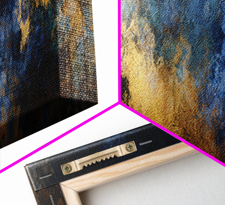Album Cover Abstract Without Readable Text Canvas Print, Recording Studio Art, Studio Wall Art, Studio Decor, Fine Art, Analog, RSA-3x1-62