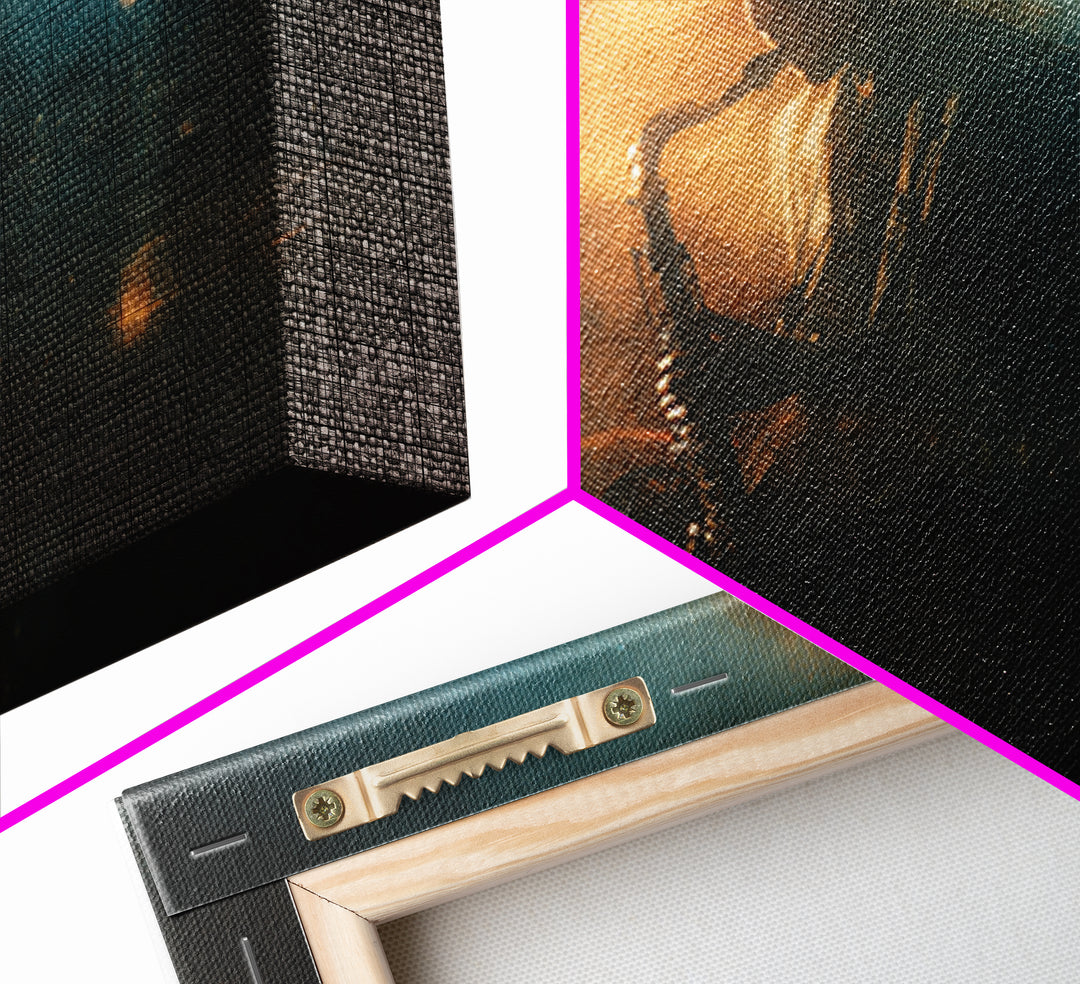 Album Cover Abstract Without Readable Text Canvas Print, Recording Studio Art, Minimalist Decor, Studio Decor, Analog, RSA-3x2-2