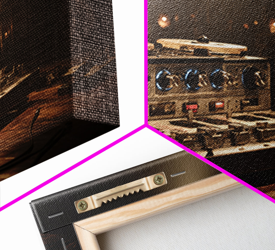 Reel to Reel Tape Machine Canvas Print, Recording Studio Art, Music Wall Art, Studio Decor, Fine Art, Analog, Musician Posters, RSA-3x2-54