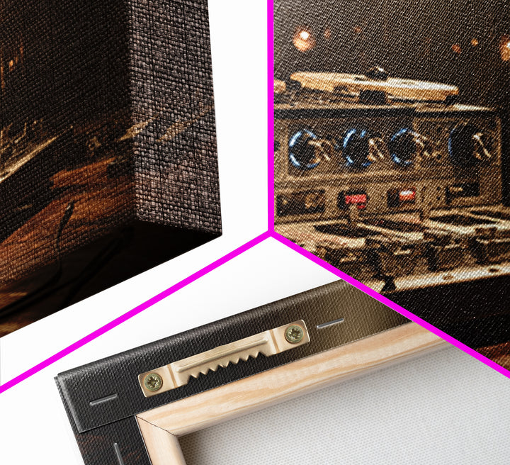 Reel to Reel Tape Machine Canvas Print, Recording Studio Art, Music Wall Art, Studio Decor, Fine Art, Analog, Musician Posters, RSA-3x2-54