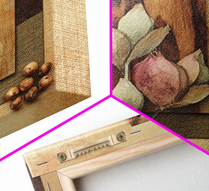 Wood Grain Abstract Framed Canvas Print, Rustic Art, Wood Wall Art, Farmhouse Decor, Abstract Art, Rustic, Eclectic Wall Art, RUS-1x1-56