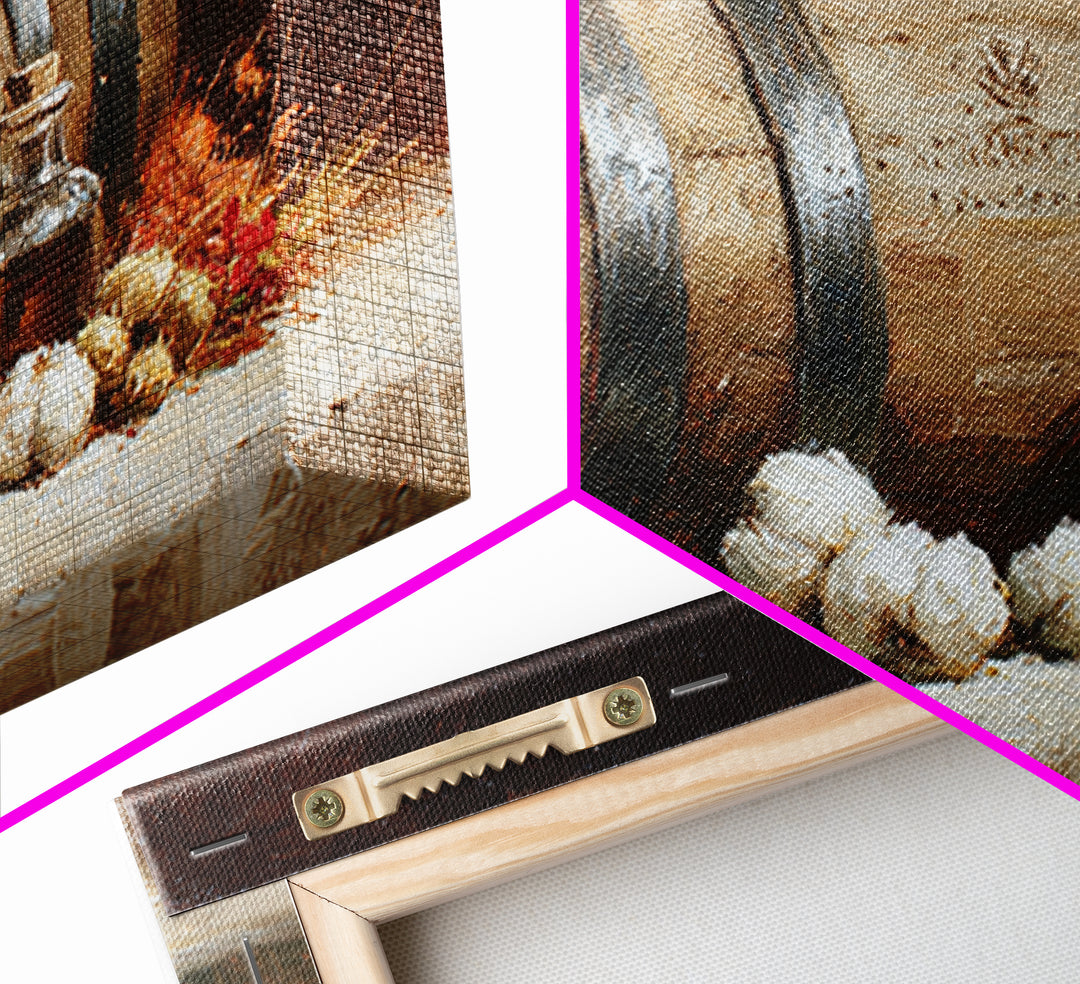 Rusty Horseshoe and Rope Composition Canvas Print, Rustic Art, 3d Wall Art, Farmhouse Decor, Fine Art, Rustic, Living Room Art, RUS-3x2-17