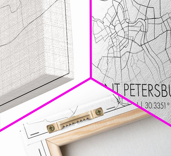 Saint Petersburgh City Map, Russia Art, Map Print, Minimalist Wall Art, Wall Art, Canvas Art, European Wall Art, Home Décor Prints, Office