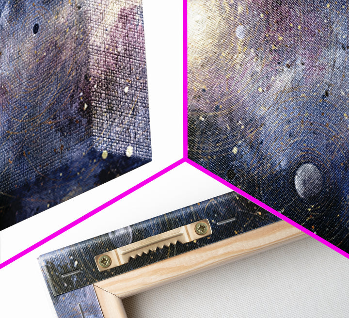 Distant Star Cluster Canvas Print, Space Art, Art Prints, Spa Decor, Fine Art, Serenity, Abstract Wall Art, Modern Wall Art, SAR-2x1-64