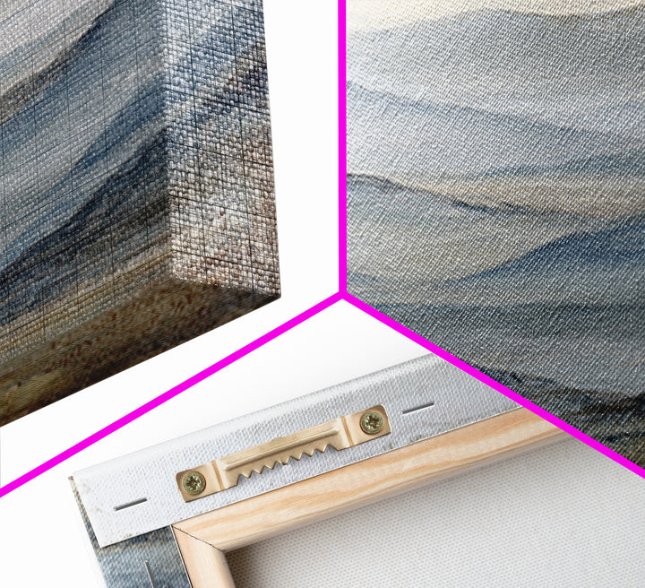 Abstract Arch Shapes Framed Canvas Print, Scandinavian Art, Statement Artwork, Living Room Decor, Fine Art, Nordic, Art Print, SCA-1x1-38