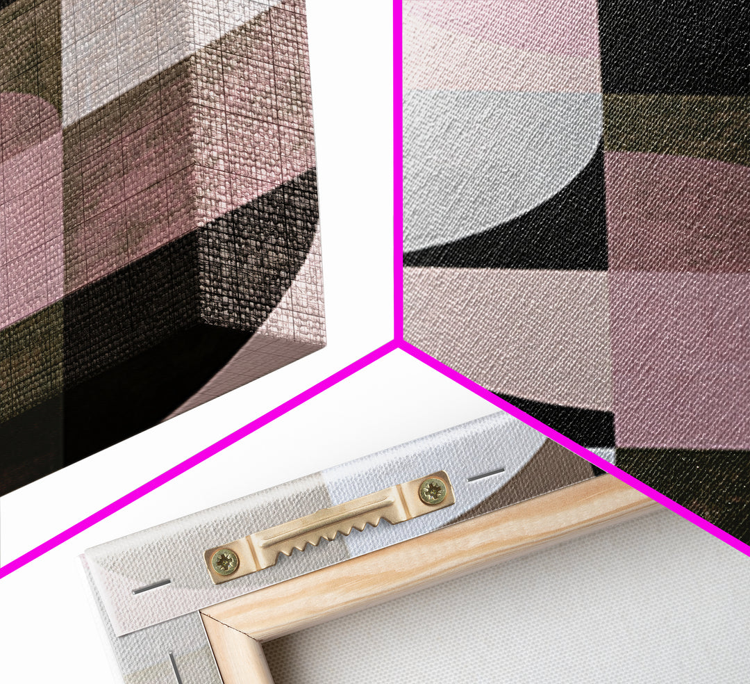 Scandinavian Textile Pattern Canvas Print, Scandinavian Art, Floral Wall Art, Living Room Decor, Nordic, Minimalist Decor, SCA-2x3-96