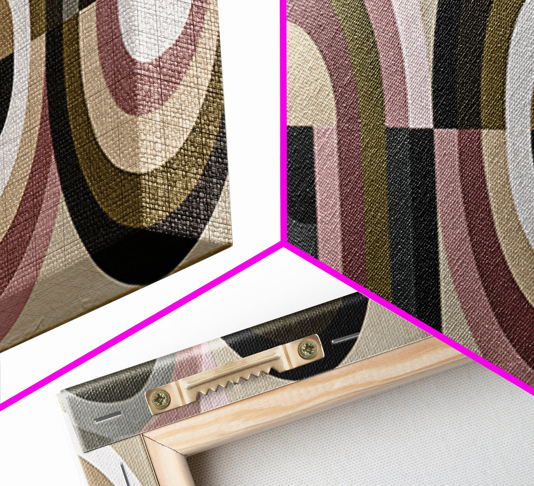Scandinavian Textile Pattern Canvas Print, Scandinavian Art, Canvas Print, Living Room Decor, Fine Art, Nordic, SCA-3x1-8