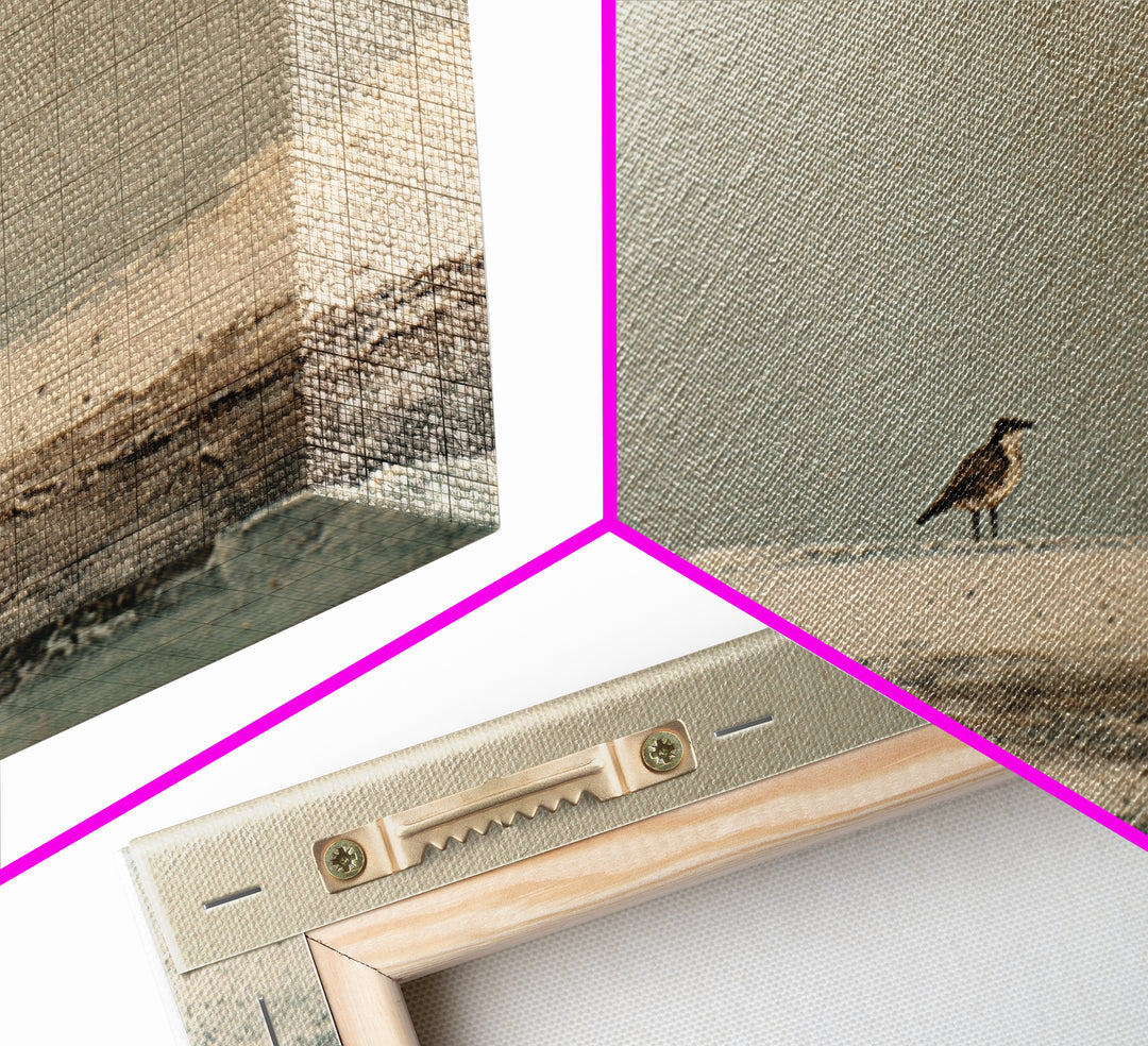 Nordic Folk Bird Framed Canvas Print, Scandinavian Art, Scandinavian, Living Room Decor, Fine Art, Nordic, Wall Art, Home Decor, SCA-3x2-15