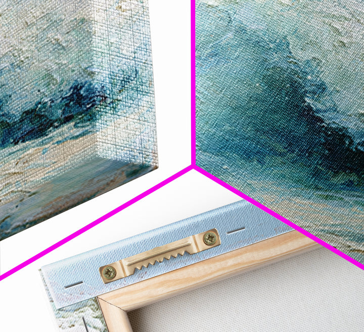 Wild Atlantic Wave Framed Canvas Print, Seascape Art, Gallery Decor, Coastal Decor, Fine Art, Seascape, Contemporary Art, SEA-1x1-65