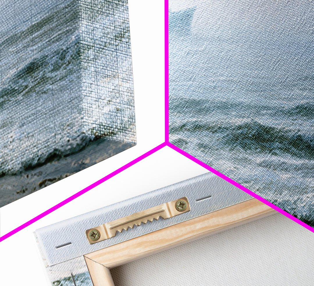 Fishing Boat Silhouette Framed Canvas Print, Seascape Art, Luxury Decor, Coastal Decor, Fine Art, Seascape, Oil Painting, SEA-2x1-34