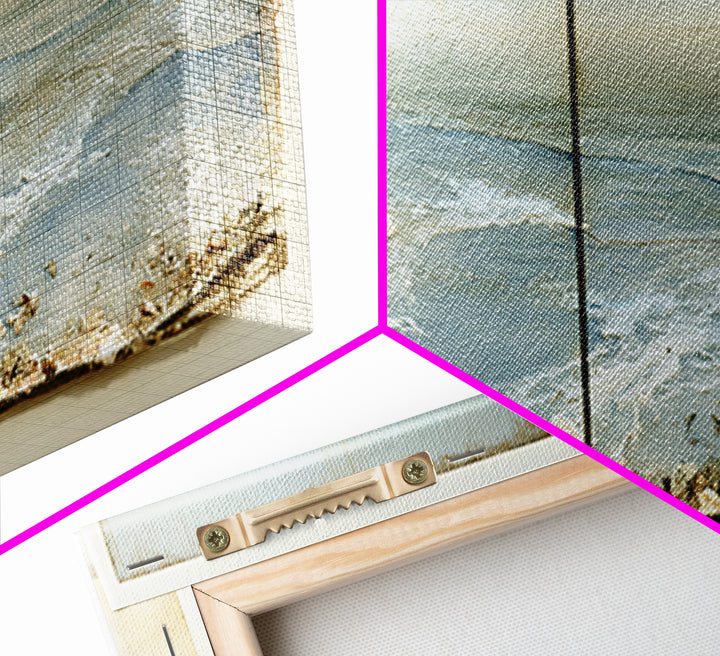 Fishing Boat Silhouette Canvas Print, Seascape Art, Wall Art, Coastal Decor, Fine Art, Seascape, Abstract Art, Bedroom Decor, SEA-2x1-82