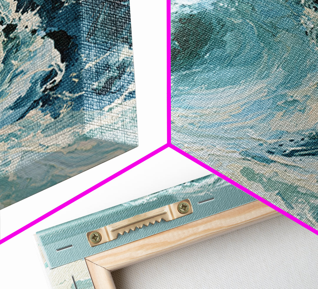 Wild Atlantic Wave Canvas Print, Seascape Art, Original Painting, Coastal Decor, Fine Art, Seascape, Living Room Decor, SEA-2x3-49