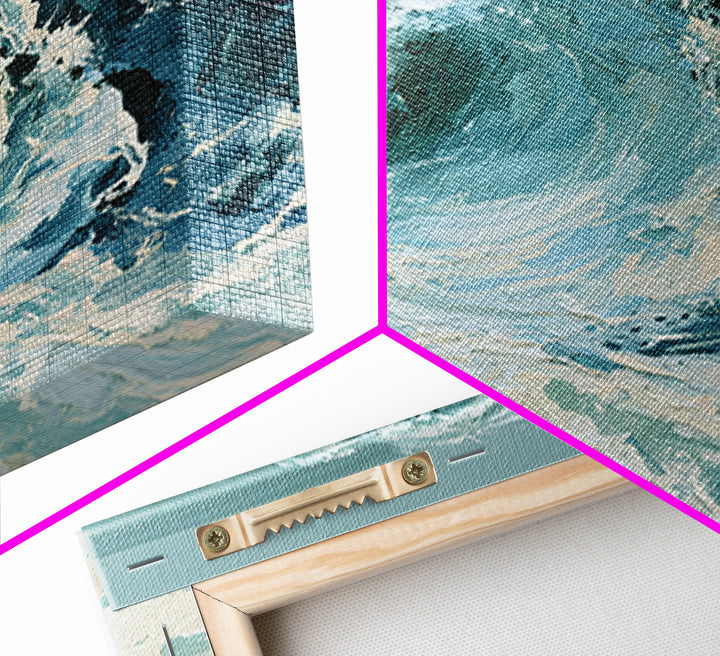 Wild Atlantic Wave Canvas Print, Seascape Art, Original Painting, Coastal Decor, Fine Art, Seascape, Living Room Decor, SEA-2x3-49