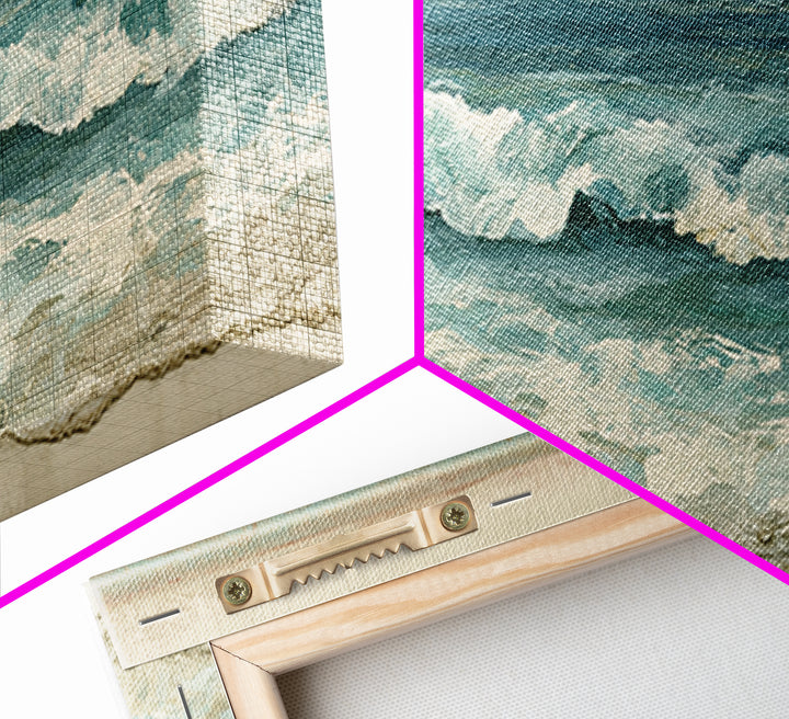 Minimal Horizon Line Canvas Print, Seascape Art, Living Room Wall Art, Coastal Decor, Fine Art, Seascape, Statement Artwork, SEA-3x1-8