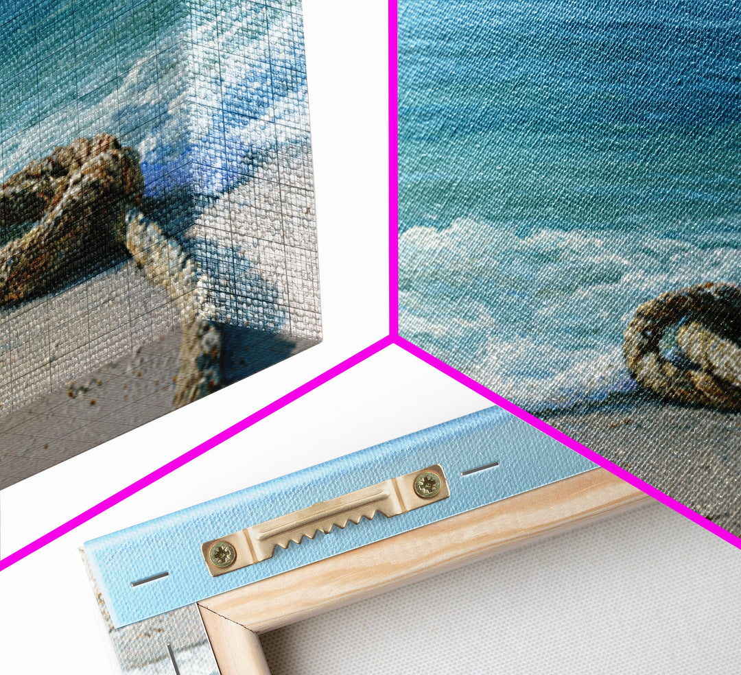Calm Blue Horizon Canvas Print, Seascape Art, Printable Art, Coastal Decor, Oil Painting, Seascape, Beach Decor, Gallery Decor, SEA-3x2-54