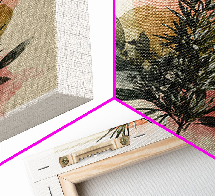 Botanical Herbal Arrangement Framed Canvas Print, Spa Art, Gallery Decor, Spa Decor, Fine Art, Serenity, Wall Art, Home Decor, SPA-1x1-38