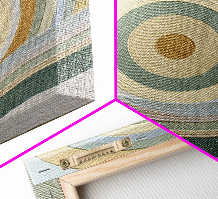 Sand Garden Lines Framed Canvas Print, Spa Art, Dog Canvas, Spa Decor, Fine Art, Serenity, Art Print, Room Decor, SPA-1x1-84
