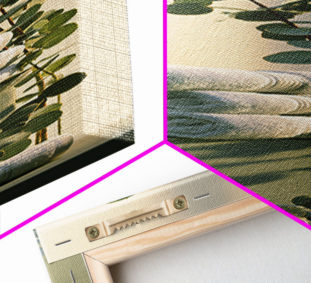 White Towels and Eucalyptus Without Room Context Canvas Print, Spa Art, Wall Art, Spa Decor, Oil Painting, Serenity, SPA-1x3-12