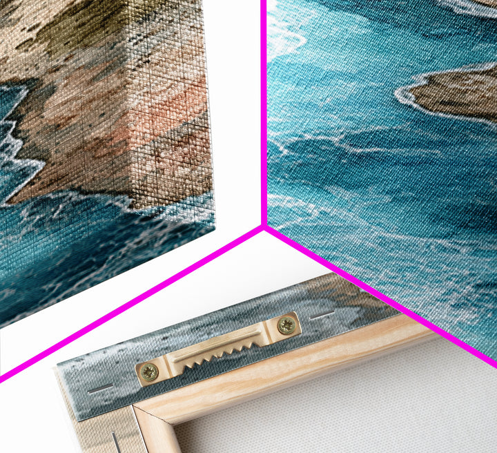 Blue Lagoon Water Seen from Above Canvas Print, Spa Art, Printable Art, Spa Decor, Fine Art, Serenity, Fine Art Photography, SPA-1x3-32
