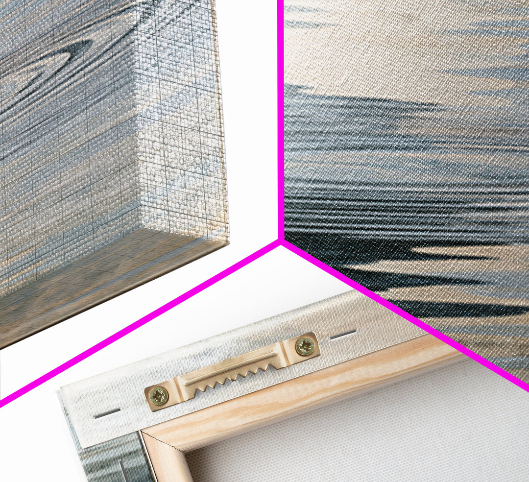 Abstract Water Ripples Framed Canvas Print, Spa Art, Luxury Decor, Spa Decor, Abstract Art, Serenity, Black Woman Art, SPA-1x3-66