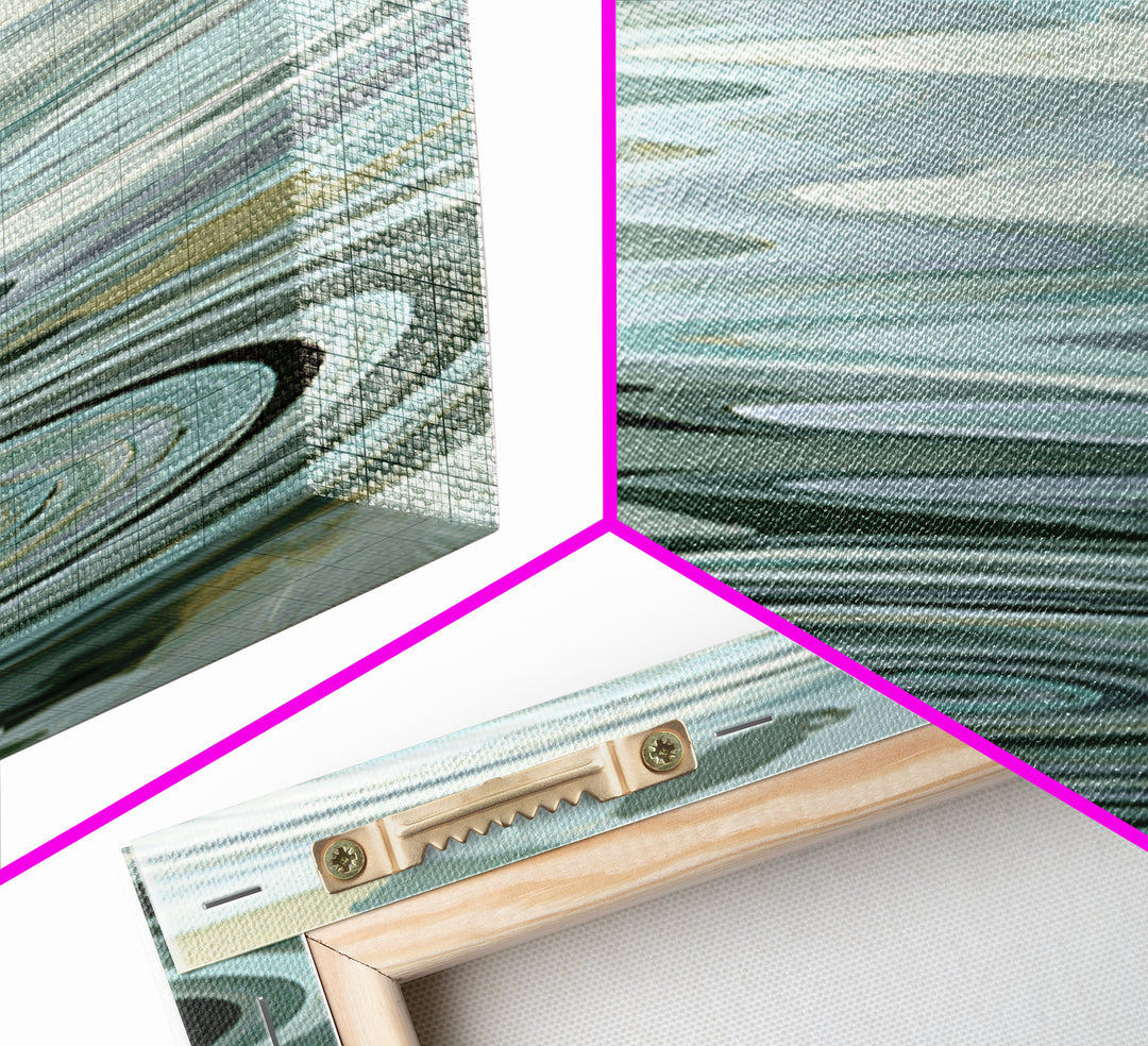 Abstract Water Ripples Canvas Print, Spa Art, Wall Art, Spa Decor, Abstract Art, Serenity, Dog Wall Art, Abstract Print, SPA-1x3-90