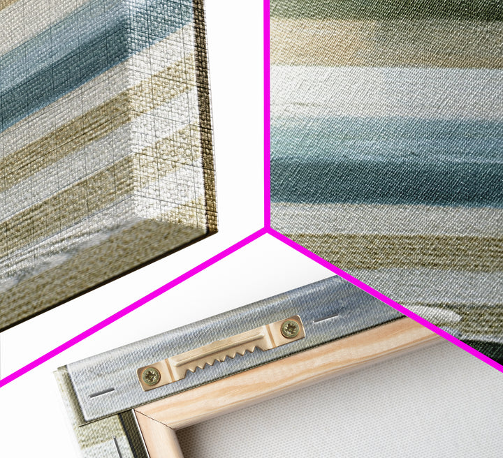 Sand Garden Lines Framed Canvas Print, Spa Art, Dog Canvas, Spa Decor, Fine Art, Serenity, Art Print, Room Decor, SPA-1x3-96