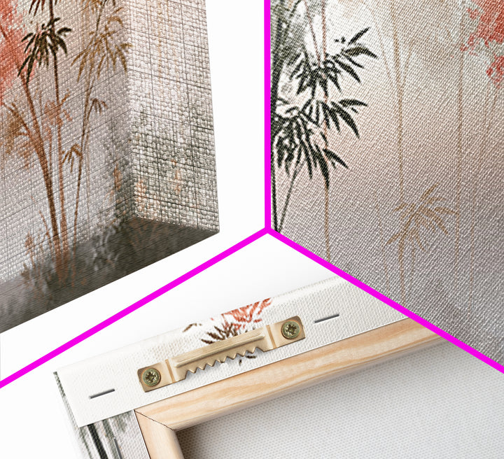 Misty Bamboo Forest Canvas Print, Spa Art, Dog Wall Art, Spa Decor, Fine Art, Serenity, Dog Canvas, Esthetician Decor, SPA-2x1-73