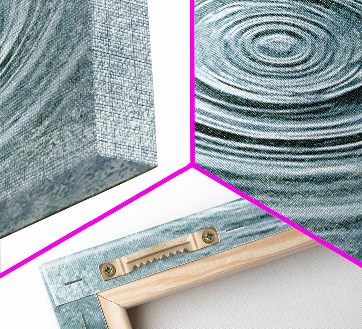 Abstract Water Ripples Canvas Print, Spa Art, Nature Prints, Spa Decor, Abstract Art, Serenity, Dog Groomer Gifts, Salon Decor, SPA-2x1-74