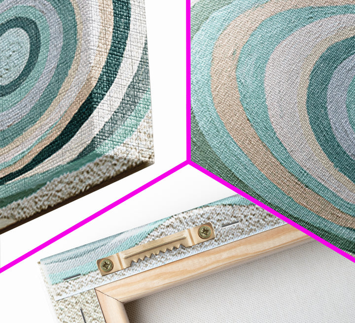 Sand Garden Lines Framed Canvas Print, Spa Art, Fine Art Photography, Spa Decor, Oil Painting, Serenity, Wildlife Wall Art, SPA-2x1-80