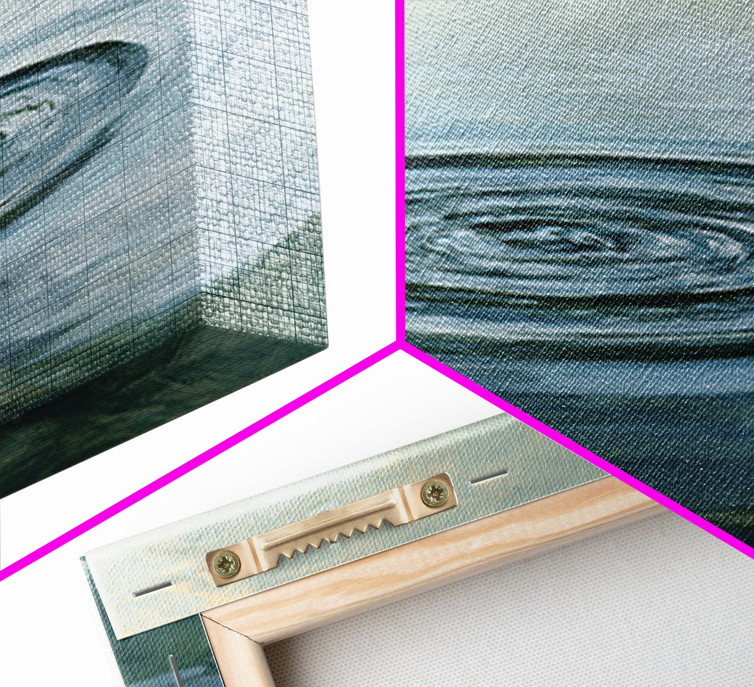 Abstract Water Ripples Framed Canvas Print, Spa Art, Wall Art Print, Spa Decor, Abstract Art, Serenity, Animal Art, SPA-2x3-38