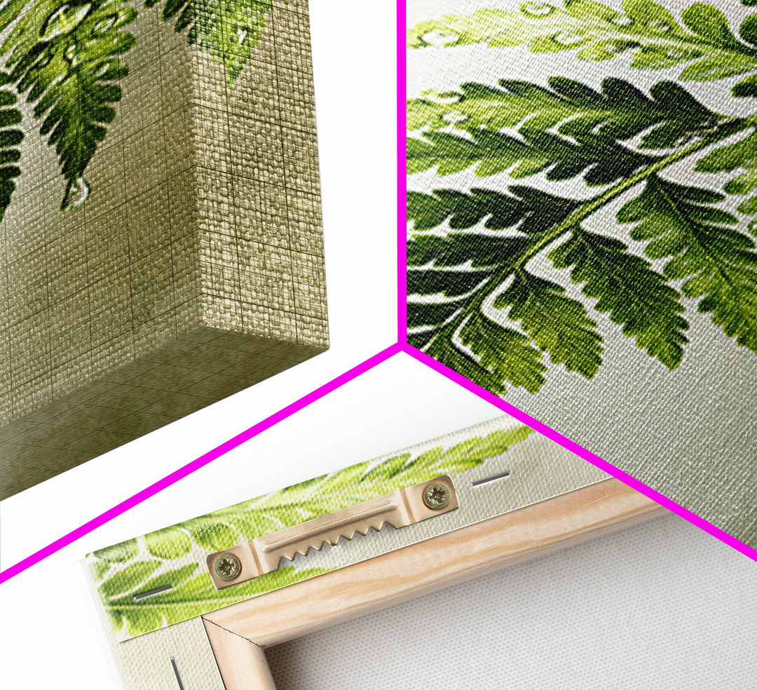 Fern Leaf Closeup Canvas Print, Spa Art, Feminine Wall Art, Spa Decor, Serenity, Hair Salon Wall Art, Wildlife Wall Art, SPA-2x3-67