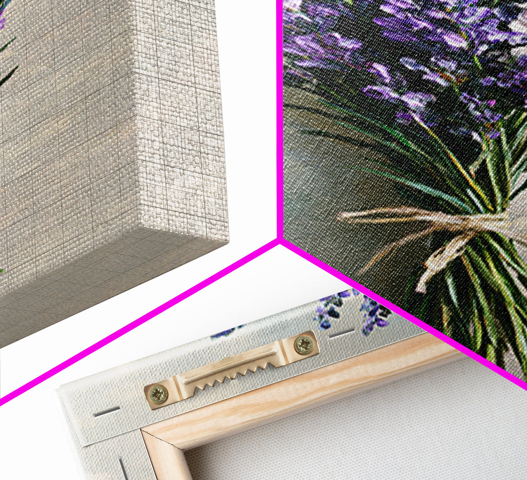 Lavender Bundle with Soft Shadow Framed Canvas Print, Spa Art, Esthetician Decor, Spa Decor, Fine Art, Serenity, Room Decor, SPA-2x3-87