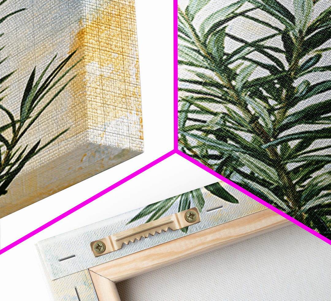 Botanical Herbal Arrangement Framed Canvas Print, Spa Art, Dog Wall Art, Spa Decor, Watercolor Art, Serenity, Dog Canvas, SPA-2x3-94