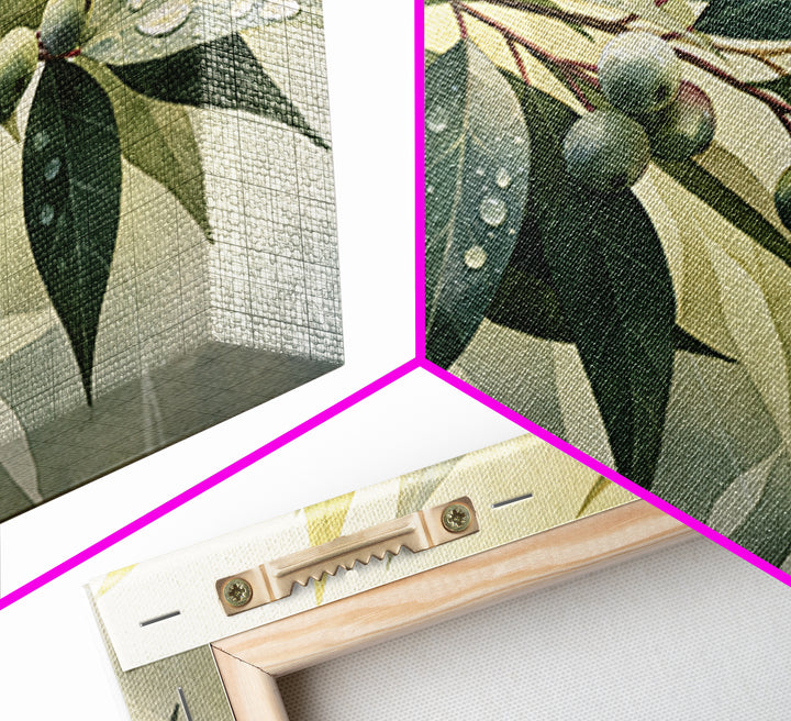 Rain on Leaves Framed Canvas Print, Spa Art, Printable Wall Art, Spa Decor, Serenity, Feminine Wall Art, Fine Art Photography, SPA-3x2-92