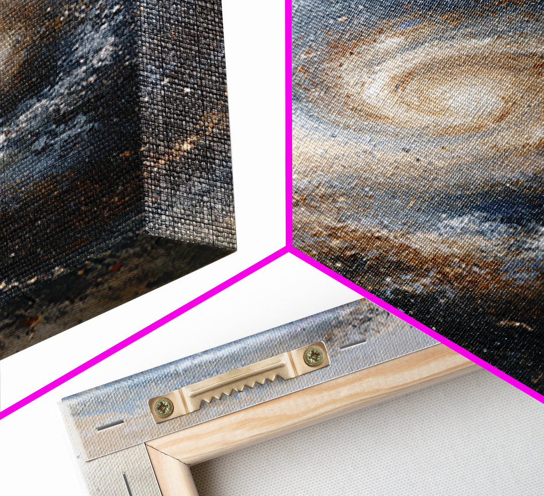 Spiral Galaxy as Soul Journey Metaphor Framed Canvas Print, Spiritual Art, Funky Wall Art, Living Room Decor, Fine Art, Spirit, SPI-2x3-78