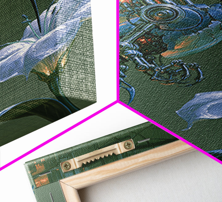 Mechanical Hummingbird Hovering Near Flower Canvas Print, Steampunk Art, Digital Download Art, Living Room Decor, Mechanic, STE-2x3-89