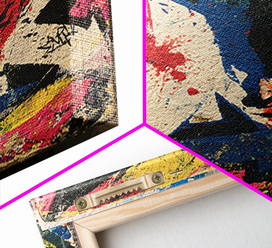 Wildstyle Arrows and Abstract Letter Forms Without Canvas Print, Street Art, Gallery Decor, Living Room Decor, Fine Art, Urban, STR-1x1-17