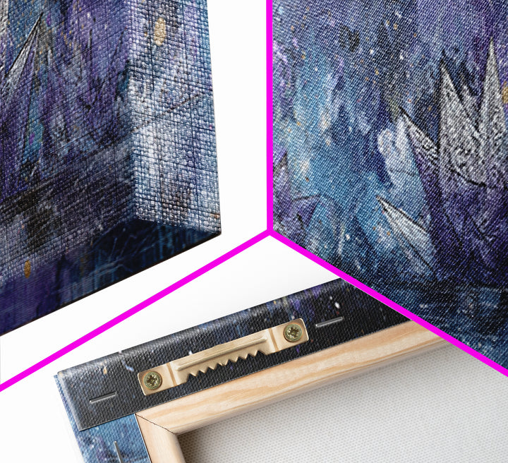 Wildstyle Arrows and Abstract Letter Forms Without Framed Canvas Print, Street Art, Contemporary Art, Living Room Decor, Urban, STR-3x1-57
