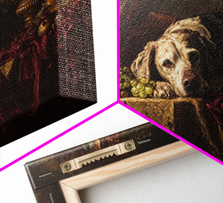 Hunting Dog Portrait Canvas Print, Traditional Art, Art, Living Room Decor, Fine Art, Classic, Printable Art, Art Commissions, TRA-3x2-88