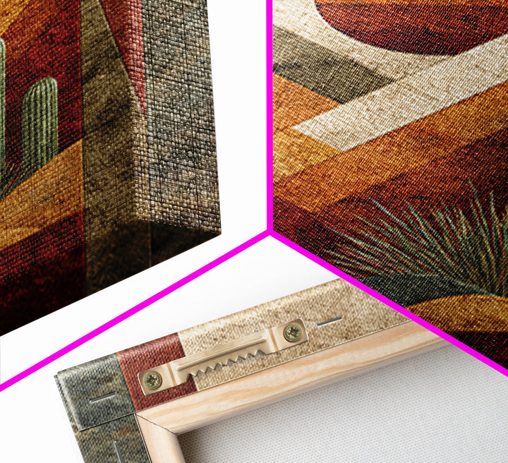 Desert Rhythm Pattern Canvas Print, Tribal Art, Unique Wall Art, Living Room Decor, Fine Art, Tribal, Abstract Print, TRI-2x3-54